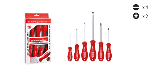 X-PLUS TORNAVİDA 6 LI SET TK
